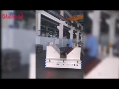 ISO9001 20 Trackless καροτσάκι μεταφοράς τόνου με 4 ρόδες που κερδίζουν εργασία και χρόνο