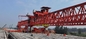 Γέφυρα εθνικών οδών 200 τόνου που δημιουργεί τη μηχανή προσαρμοσμένος γερανός ατσάλινων σκελετών προώθησης 240 τόνου