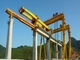 Γερανός προωθητών δοκών σιδηροδρόμων 1000T υψηλής ταχύτητας για την κατασκευή γεφυρών